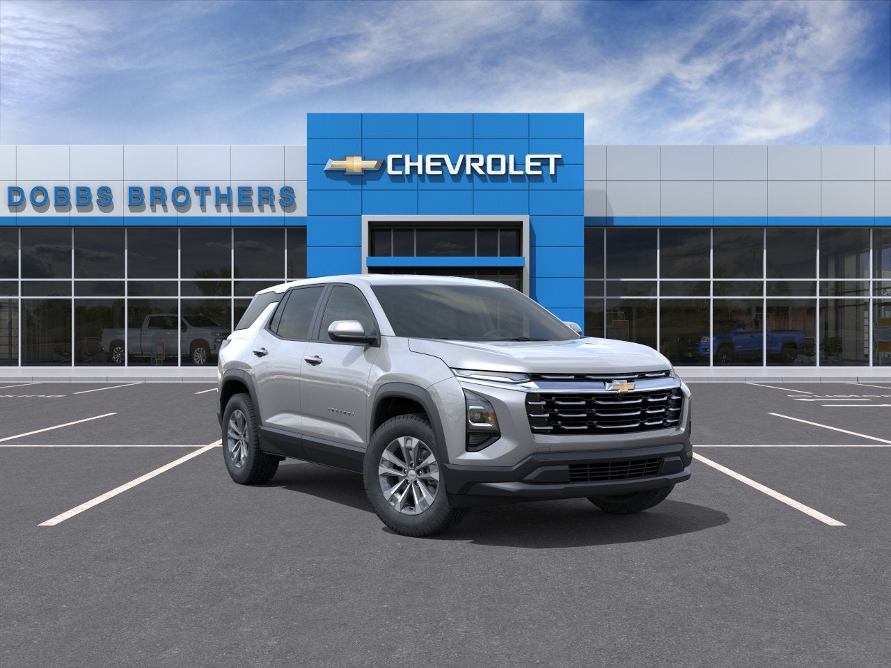 2026 Chevrolet Equinox LT in Sterling Gray Metallic — front three-quarter view