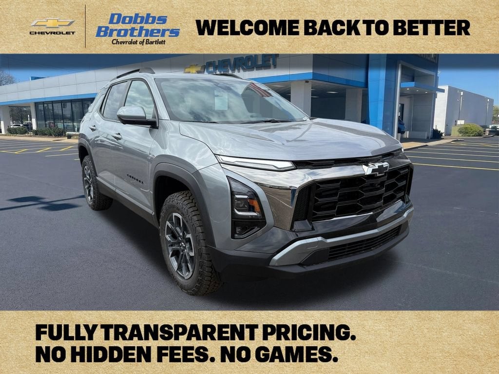 2026 Chevrolet Equinox ACTIV in Sterling Gray Metallic — front three-quarter view