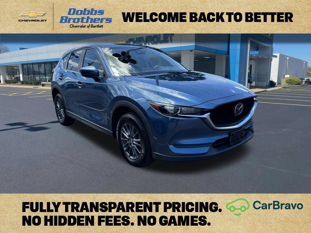 2020 Mazda Mazda CX-5 Touring in Blue — front three-quarter view