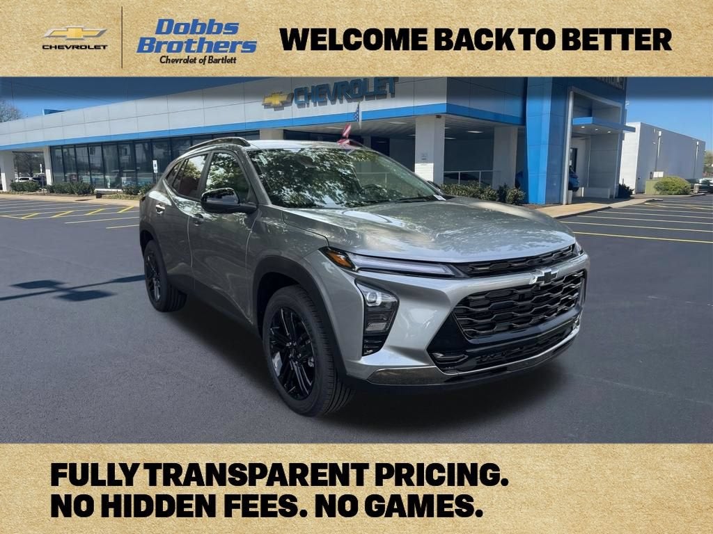 2026 Chevrolet Trax ACTIV in Sterling Gray Metallic — front three-quarter view